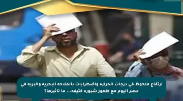 ارتفاع ملحوظ في درجات الحرارة واضطرابات بالملاحة البحرية والبرية في مصر اليوم مع ظهور شبورة كثيفة… ما تأثيرها؟